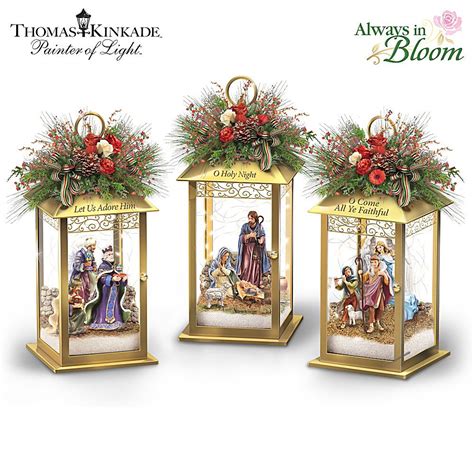 904546 - Thomas Kinkade Illuminated Nativity Lantern Collection ...