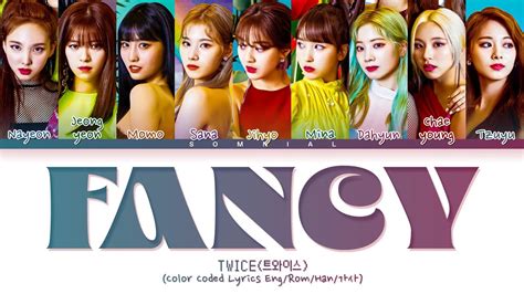 TWICE FANCY Lyrics (트와이스 FANCY 가사) (Color Coded Lyrics) - YouTube