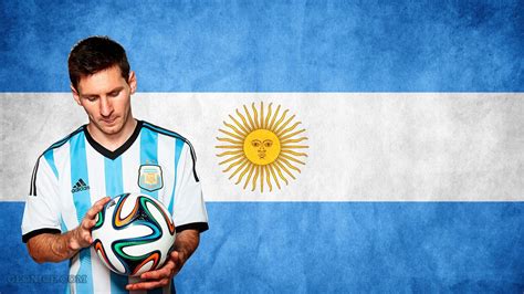 10 Latest Argentina Flag With Messi FULL HD 1920×1080 For PC Background 2024