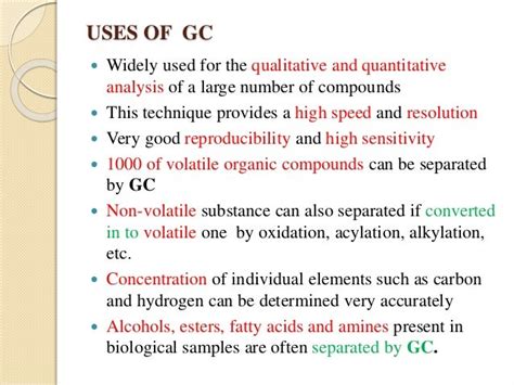 Gas chromatography