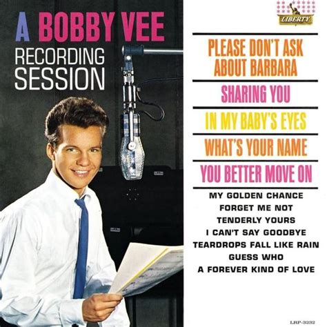 Bobby Vee - A Bobby Vee Recording Session Lyrics and Tracklist | Genius