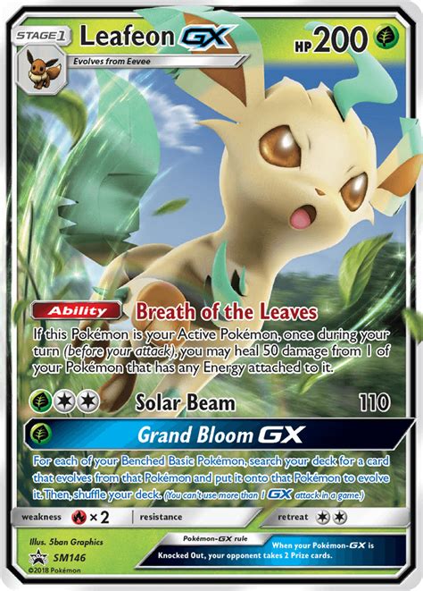 Leafeon-GX (Sun & Moon Promos SM146) — PkmnCards