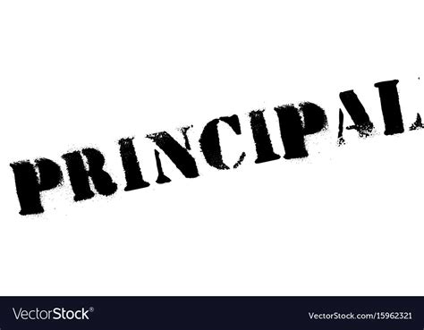 Principal rubber stamp Royalty Free Vector Image