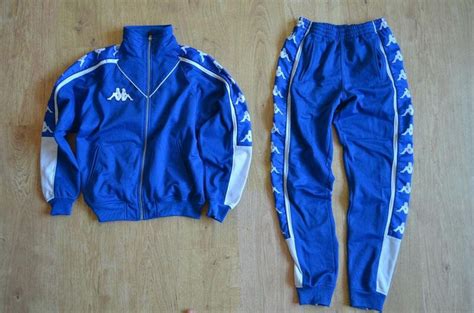 Kappa Tracksuit Blue Vintage Track Suit Jacket Pants 90s - Etsy