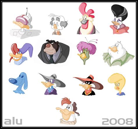 Darkwing Duck Characters by aluchen on DeviantArt