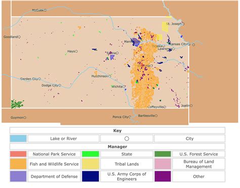 Interactive Map of Kansas's National Parks and State Parks