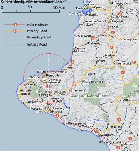 Where is New Plymouth District? Map - New Zealand Maps