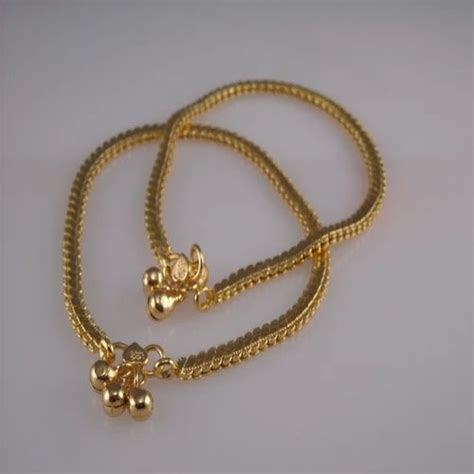 Gold Anklets at Rs 15000 /pair | Gandhipark | Coimbatore | ID: 6773097462