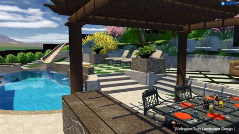 Vizterra 3D Landscape Design Remodel Rustic Contemporary Kid Friendly ...