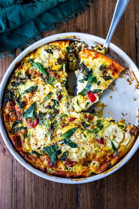 Baked Vegetable Frittata Recipe | Feasting At Home