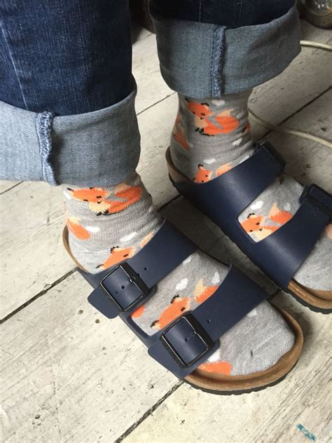 Foxy socks and Birkenstocks part 3 ️ | Socks and sandals, Socks and ...