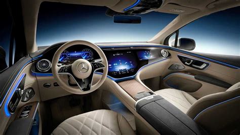 Mercedes EQS SUV Lets Front Passenger Watch Video While Car Is Moving