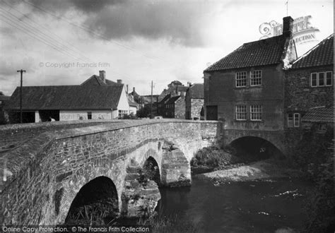 Photo of Pensford, The River Chew And Bridge c.1955