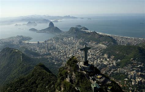 HD wallpaper: Christ the Redeemer, sea, Brazil, Rio de Janeiro, Cristo ...