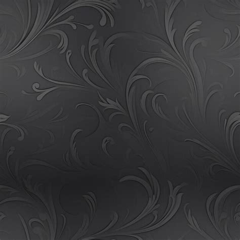 Premium AI Image | a black wallpaper with a floral pattern on it.