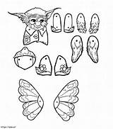Free Puppet Coloring Page sketch template
