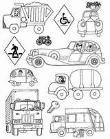 Lets Us Learn With These Transportation Coloring Pages PDF  sketch template