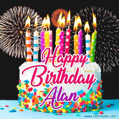 Happy Birthday Alan GIFs - Download on Funimada.com