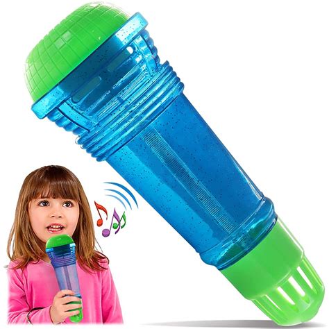 Echo Mic for Kids and Toddlers - Battery-Free Magic Karaoke Microphone Voice Amplifying Retro ...