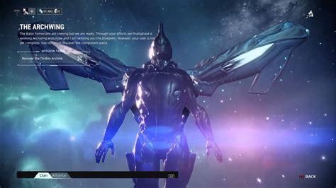 Warframe : Archwing quest ( how to trigger archwing quest, I think ) - YouTube