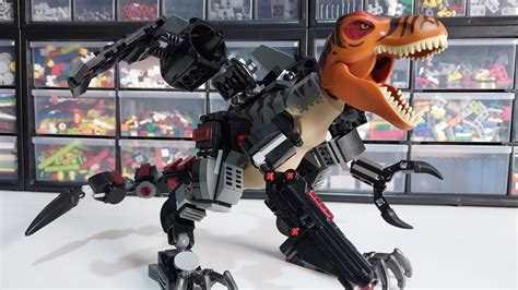 LEGO Dinosaur Mech Moc - Episodio 4 LEGO T-Rex mech - YouTube