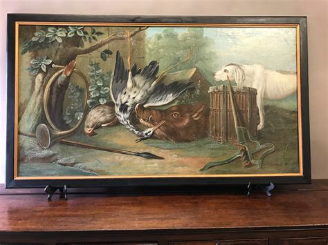 Large Hunting Still Life 18th Century Oil Painting | 632543 ...