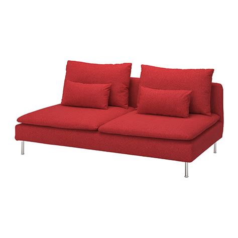 SÖDERHAMN cover for 3-seat section Tonerud red | IKEA Eesti