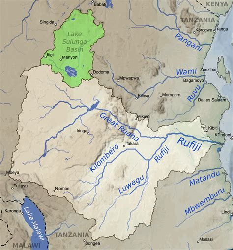 ملف:Rufiji River basin map.svg - المعرفة