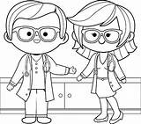 Doctor Coloring Pages Children sketch template