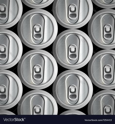 Metal cans stock Royalty Free Vector Image - VectorStock