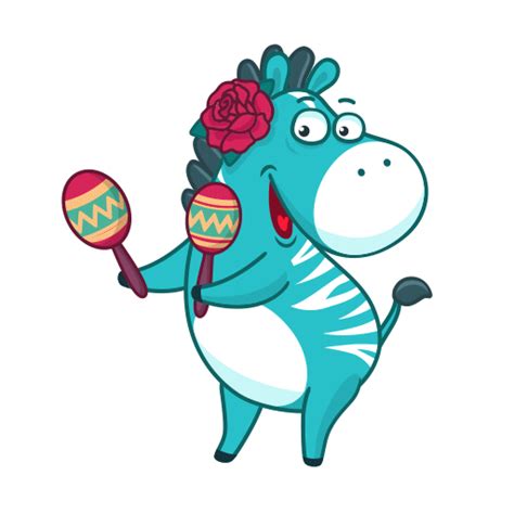 Minty Zebra - Telegram Animated Stickers on Behance