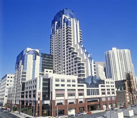 The Marriott Hotel in San Francisco, California Editorial Stock Photo ...