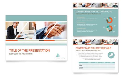 Management Consulting PowerPoint Presentation Template Design