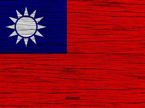 Flag of Taiwan. Tainan, Wooden Textures, Taichung, National Symbols ...