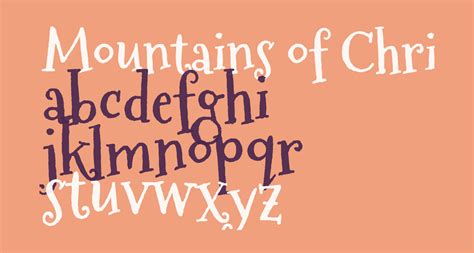 Mountains of Christmas Bold free Font - What Font Is