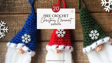 Free Easy Crochet Christmas Ornament Patterns | Psoriasisguru.com