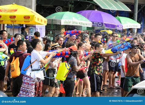 Songkran Festival Chiang Mai Thailand. Editorial Photo - Image of group, chiangmai: 90657876