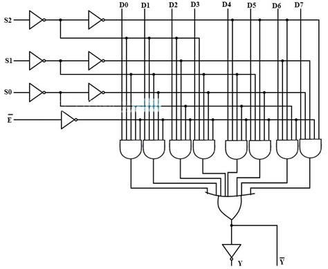 8:1 multiplexer to 6:1 multiplexer - Electrical Engineering Stack Exchange