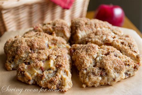 Apple Cinnamon Scones - Saving Room for Dessert