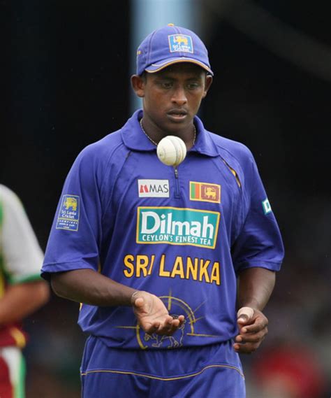 Ajantha Mendis sends in a delivery | ESPNcricinfo.com