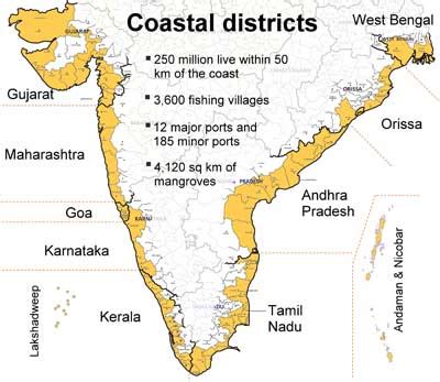 The Challenged Coast of India - 7% of coastline eroded in last decade