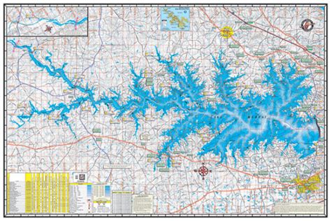 Lake Murray Poster #P311 – Kingfisher Maps, Inc.