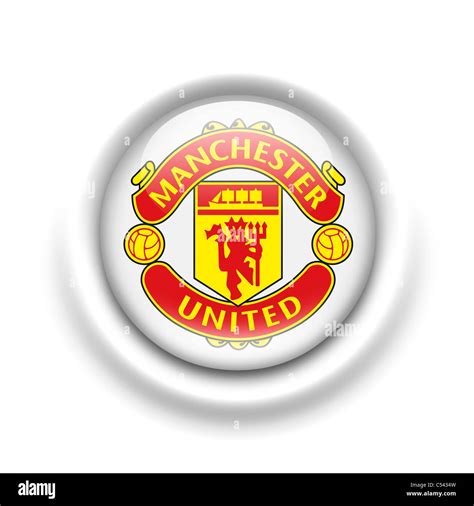 Manchester United flag logo symbol icon Stock Photo - Alamy