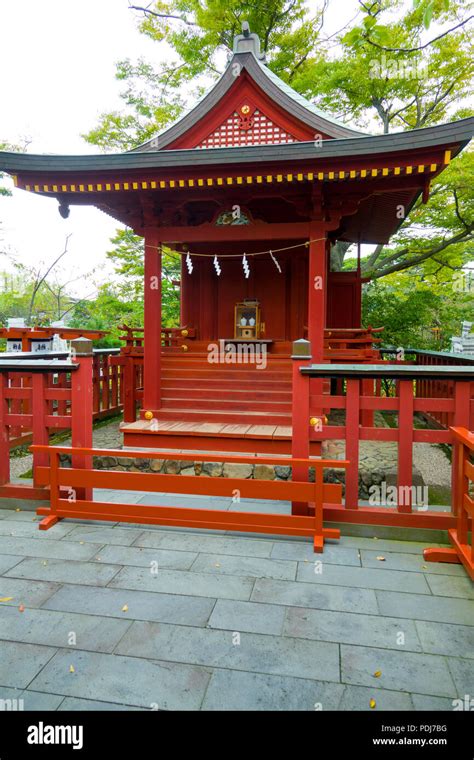 Small decorative Pagoda Jorenji Temple Kamakura Tokyo Japan Asia Stock Photo - Alamy