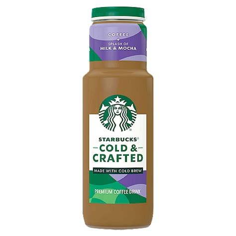 Starbucks Cold & Crafted Coffee + Splash of Milk & Mocha Premium Coffee ...