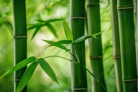 Bamboo forest growing tall and green