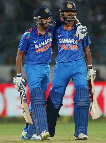 Great if me and Shikhar can match Sachin-Sourav pair: Rohit - Rediff ...