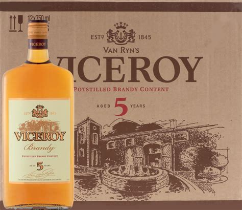 Ultra Liquors - Wynberg - VICEROY BRANDY FLATS 750ML x 12