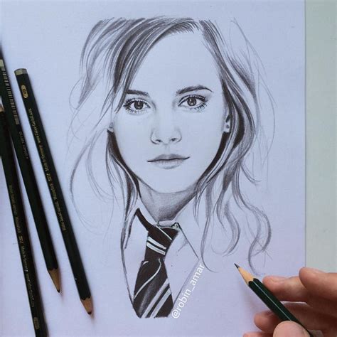 Dessin Harry Potter Facile Hermione - www.inf-inet.com