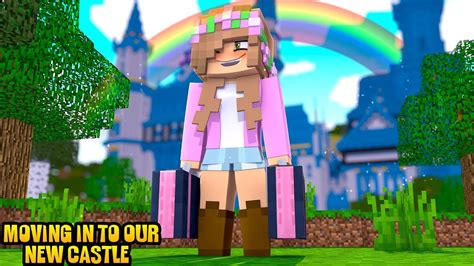 MOVING INTO OUR NEW CASTLE! | Minecraft Little Kelly - YouTube